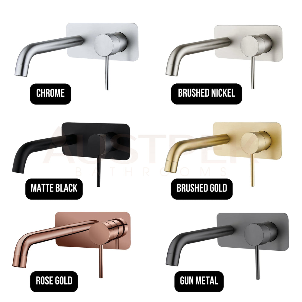 HELLYCAR IDEAL LEAD FREE WALL MIXER WITH OUTLET 209MM ROSE GOLD