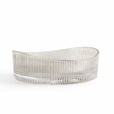 INFINITY ABOVE COUNTER GLASS BASIN GOLD 500MM
