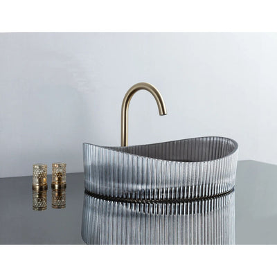 INFINITY ABOVE COUNTER GLASS BASIN 500MM