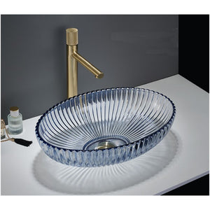 INFINITY ABOVE COUNTER GLASS BASIN 510MM