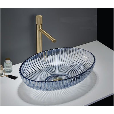 INFINITY ABOVE COUNTER GLASS BASIN 510MM