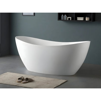INFINITY IKARIS FREESTANDING BATHTUB GLOSS WHITE (AVAILABLE IN 1500MM AND 1700MM)
