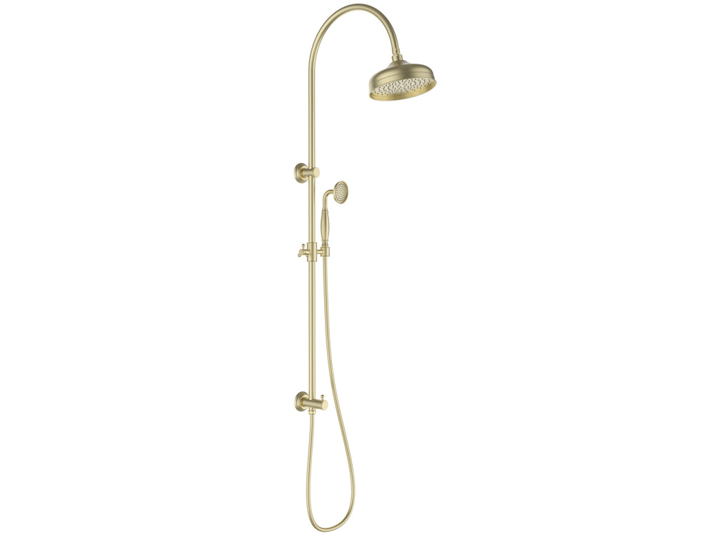 IKON CLASICO COMBINATION SHOWER SET 1311MM BRUSHED GOLD