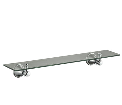 IKON CLASICO GLASS SHELF CHROME 500MM