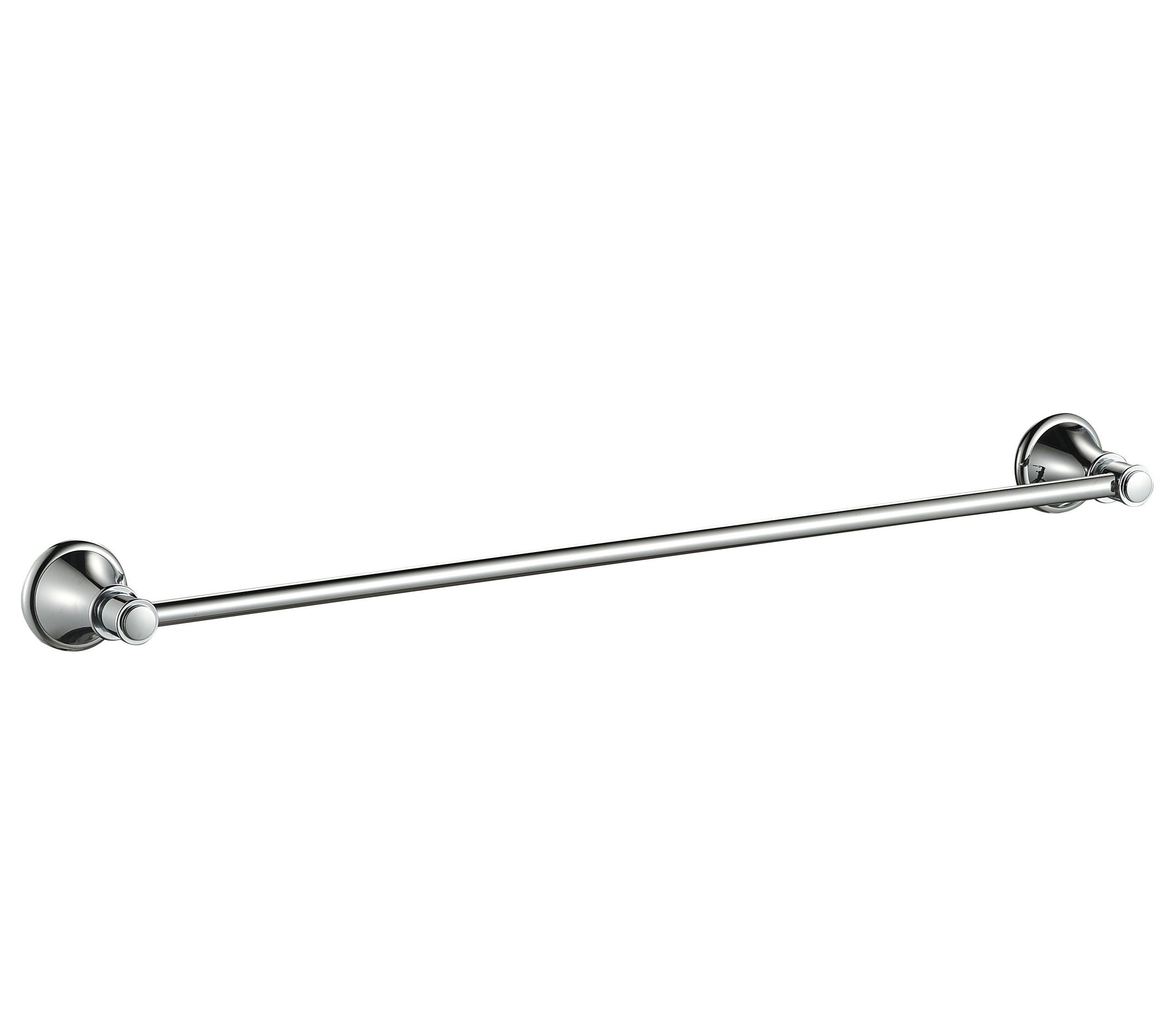 IKON CLASICO NON-HEATED SINGLE TOWEL RAIL CHROME 800MM