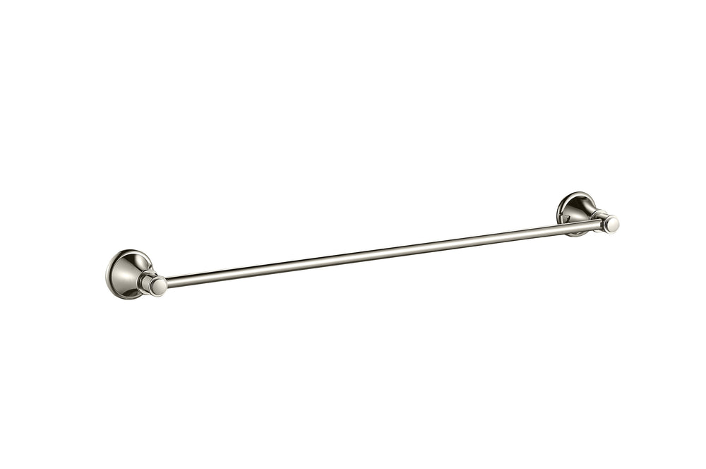 IKON CLASICO NON-HEATED SINGLE TOWEL RAIL MATTE BLACK 600MM