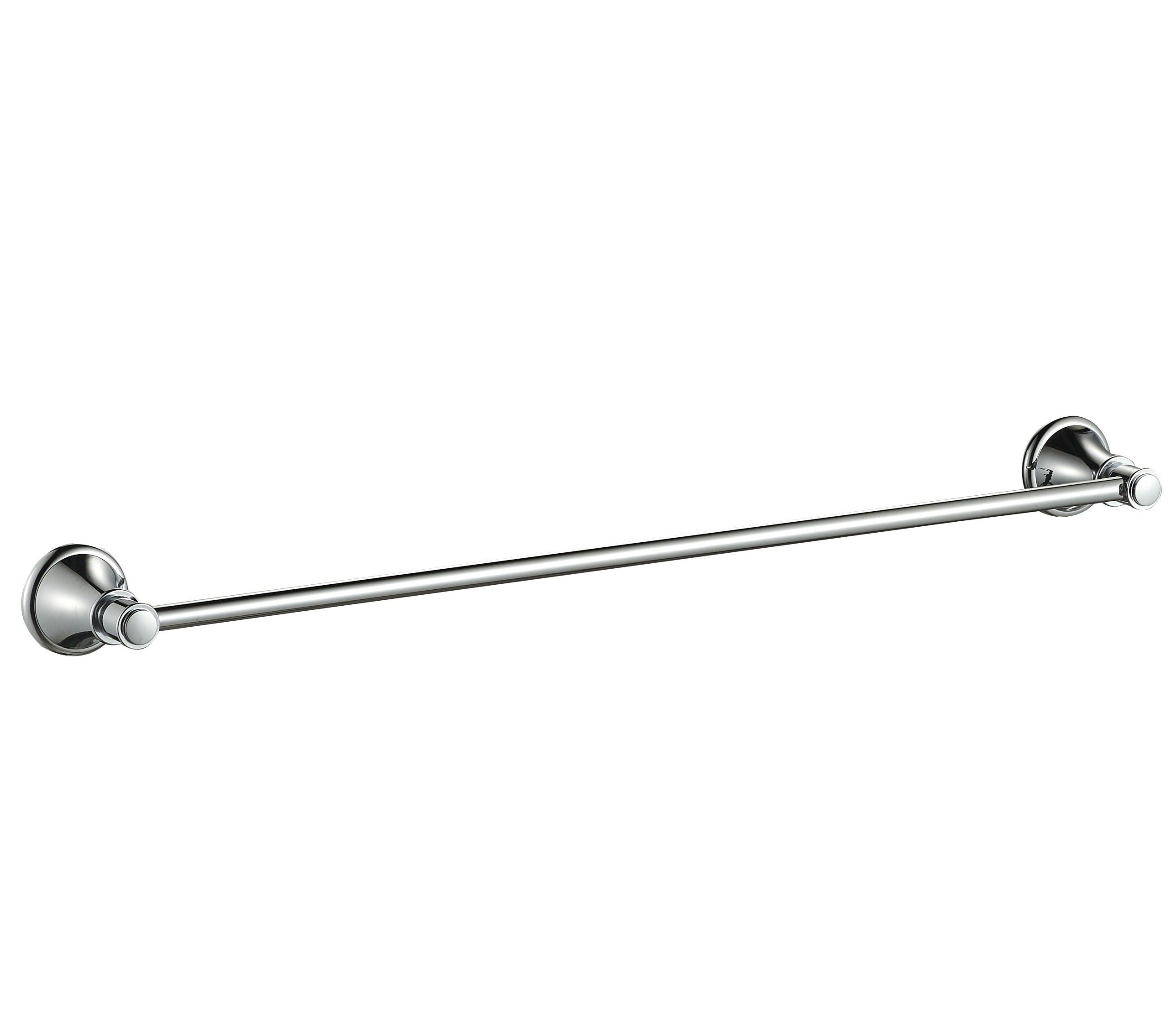 IKON CLASICO NON-HEATED SINGLE TOWEL RAIL CHROME 600MM