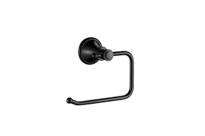 IKON CLASICO TOILET ROLL HOLDER MATTE BLACK 144MM