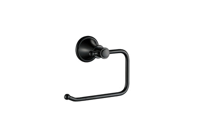 IKON CLASICO TOILET ROLL HOLDER MATTE BLACK 144MM