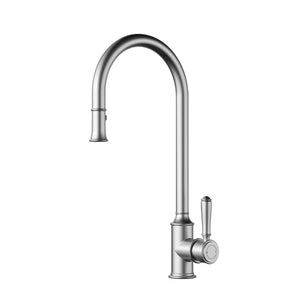 IKON CLASICO PULL OUT SINK MIXER BRUSHED NICKEL