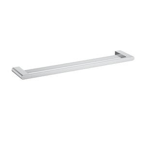 IKON CORA DOUBLE TOWEL RAIL 600MM CHROME