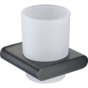 IKON CORA SINGLE TUMBLER HOLDER MATTE BLACK