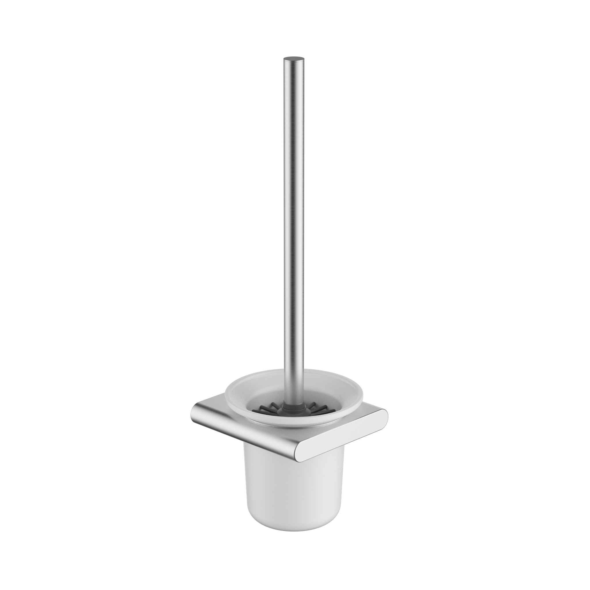 IKON CORA TOILET BRUSH HOLDER 375MM BRUSHED NICKEL
