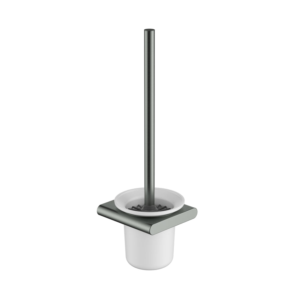 IKON CORA TOILET BRUSH HOLDER 375MM GUN METAL