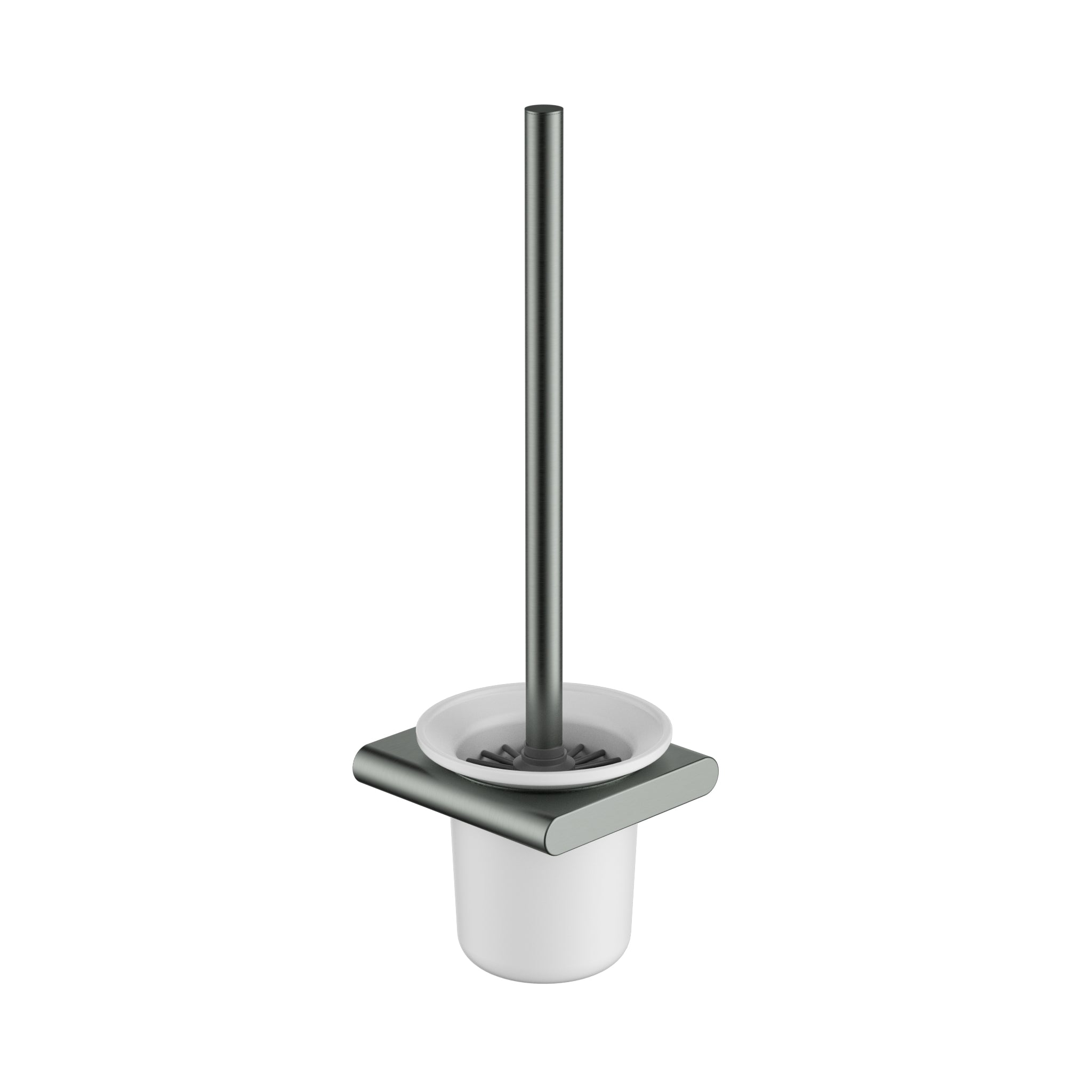 IKON CORA TOILET BRUSH HOLDER 375MM GUN METAL