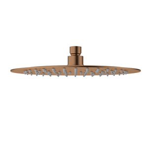 IKON DOVA SHOWER HEAD 250MM BRUSHED COPPER