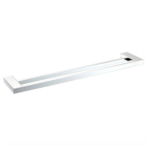 IKON EDEN DOUBLE TOWEL RAIL 800MM CHROME