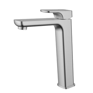 IKON EDEN HIGH RISE BASIN MIXER 245MM BRUSHED NICKEL
