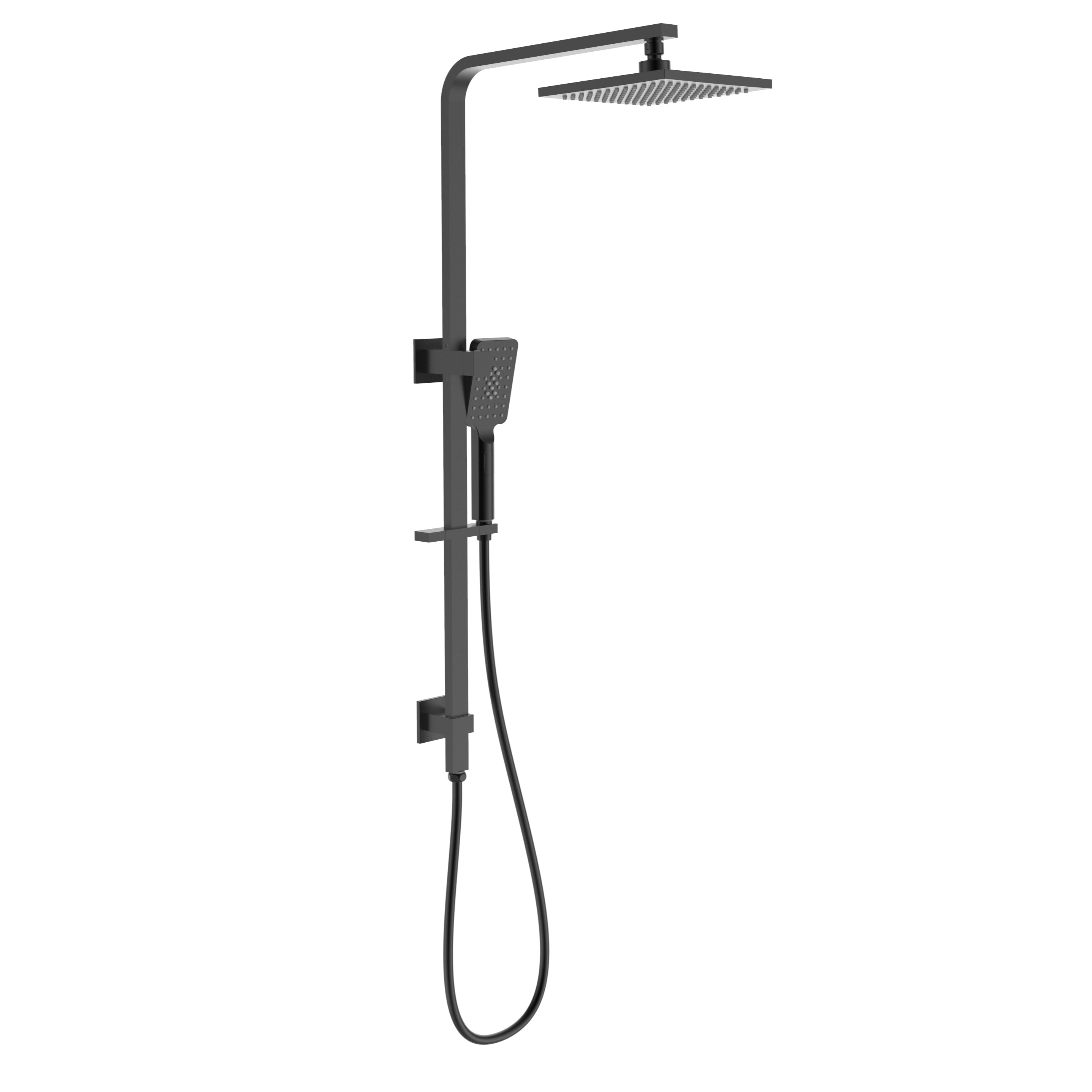 IKON EDEN MULTIFUNCTION TWIN SHOWER SET 890MM MATTE BLACK