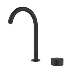 IKON HALI HOB BASIN MIXER 284MM MATTE BLACK