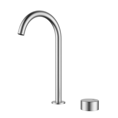 IKON HALI LEAD FREE HOB SINK MIXER 331MM BRUSHED NICKEL