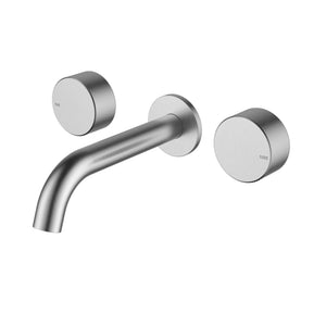 IKON HALI WALL BASIN SET 192MM BRUSHED NICKEL