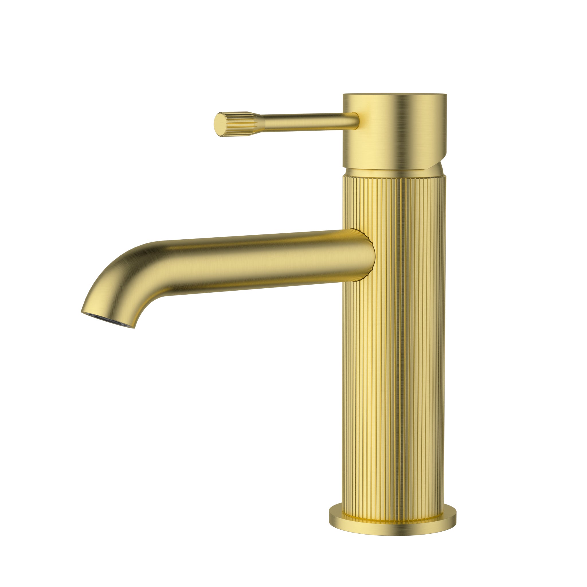 IKON LINIE LEAD FREE BASIN MIXER 168MM BRUSHED GOLD