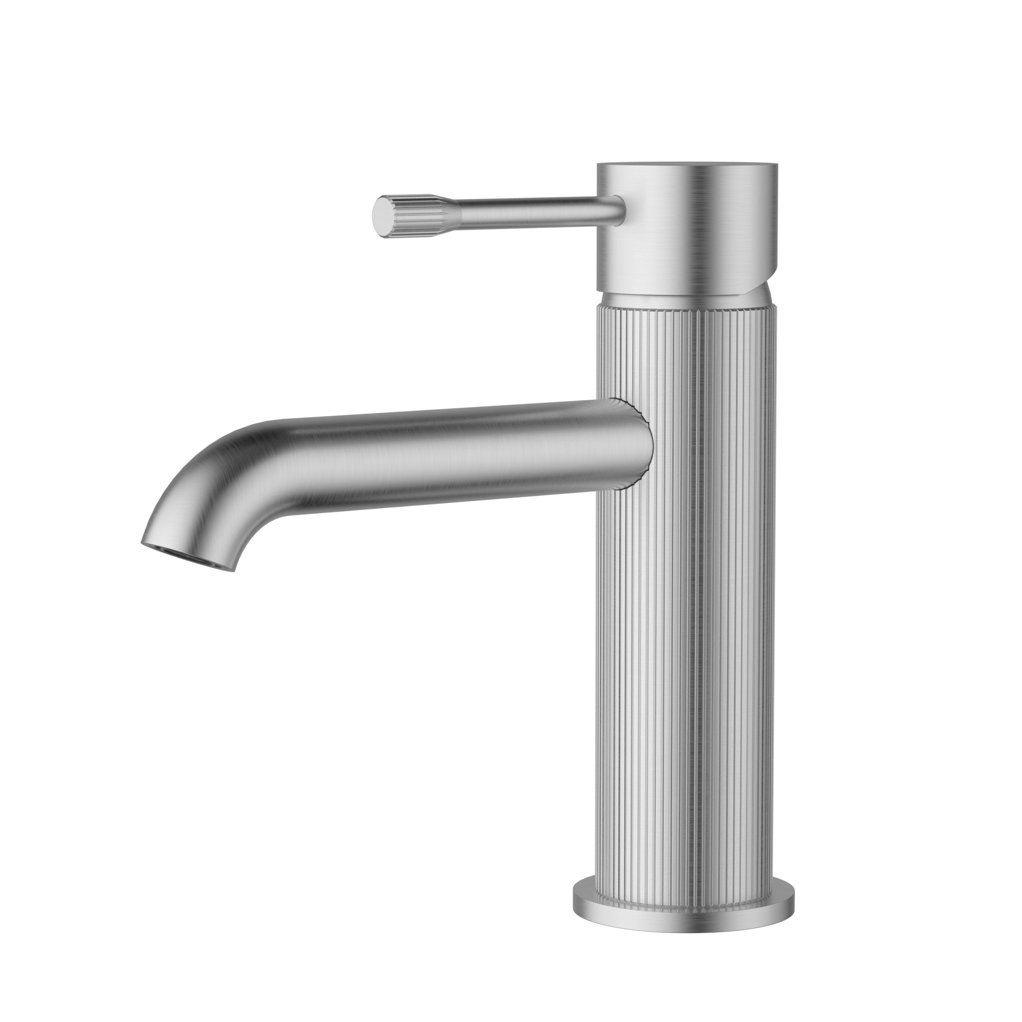 IKON LINIE LEAD FREE BASIN MIXER 168MM BRUSHED NICKEL
