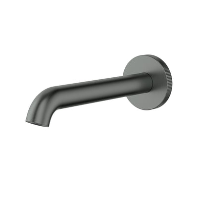 IKON LINIE LEAD FREE BATH SPOUT 220MM GUN METAL