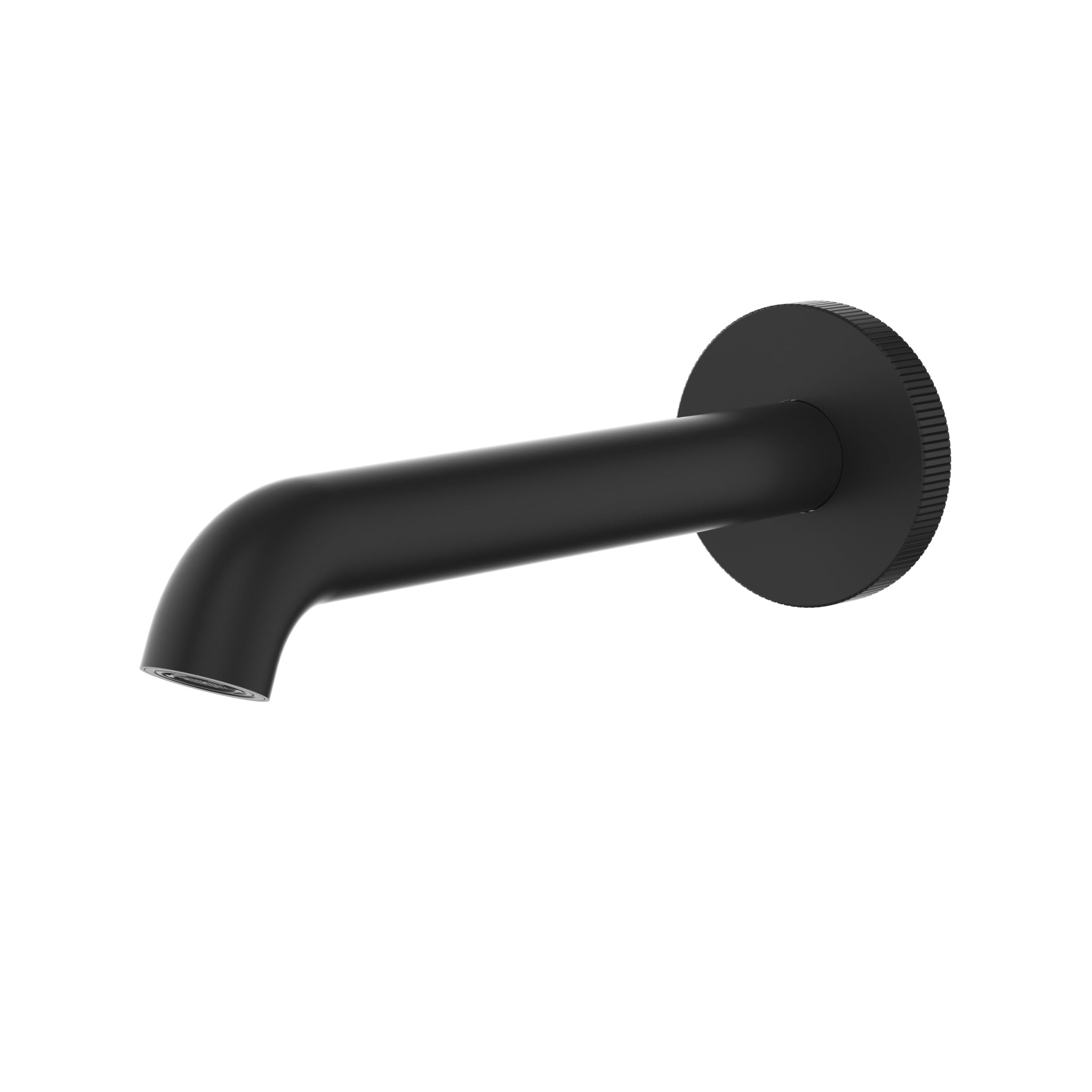 IKON LINIE LEAD FREE BATH SPOUT 220MM MATTE BLACK