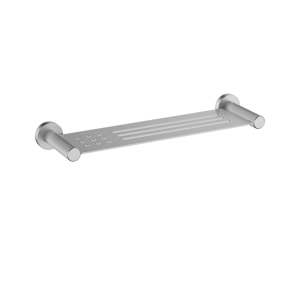 IKON LINIE METAL SHELF 362MM BRUSHED NICKEL