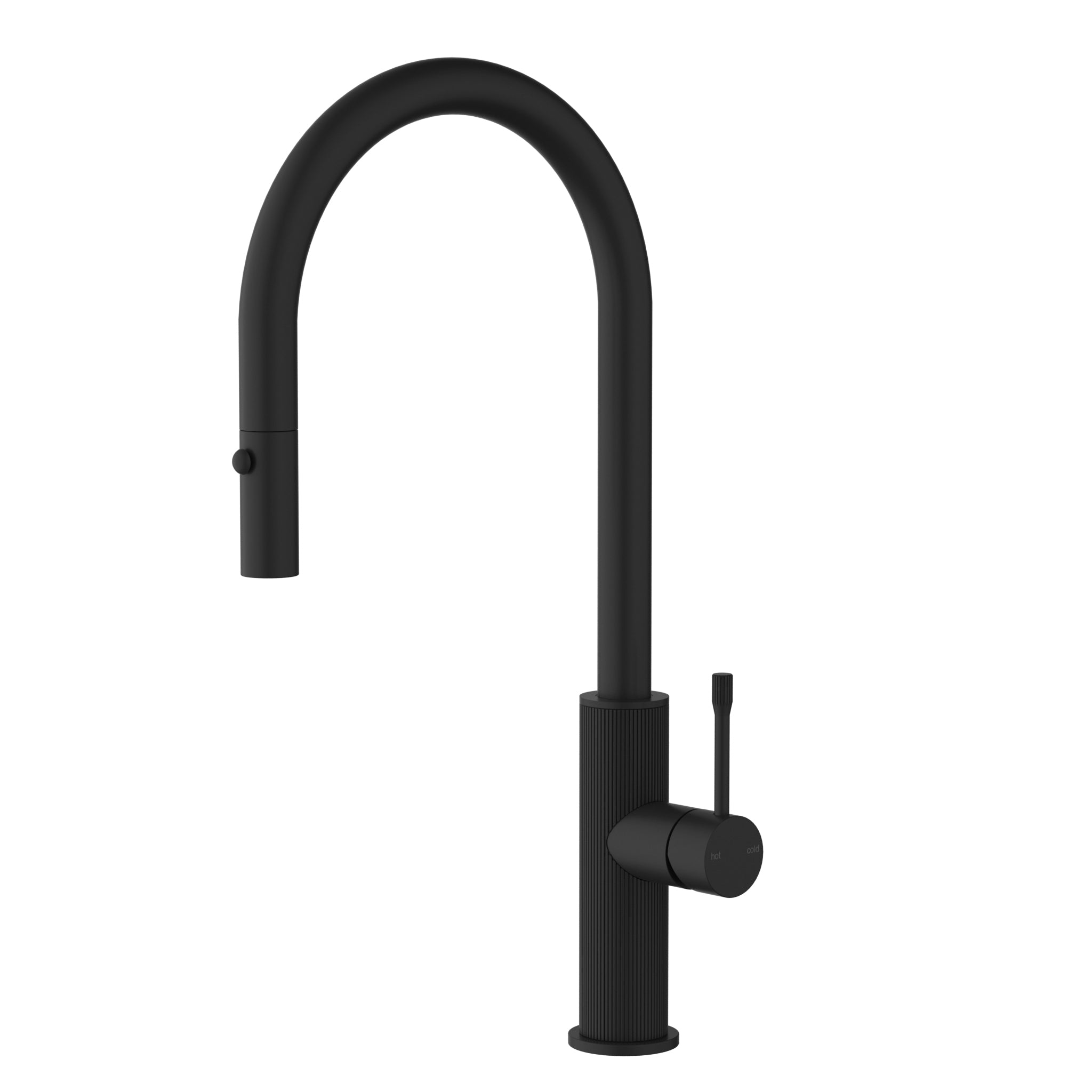 IKON LINIE LEAD FREE PULL OUT SINK MIXER 440MM MATTE BLACK