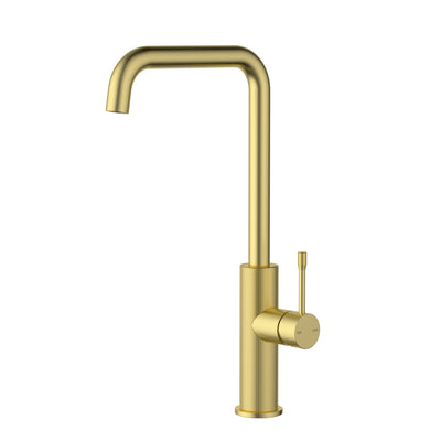 IKON LINIE LEAD FREE SINK MIXER 380MM BRUSHED GOLD