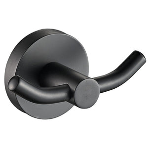 IKON OTUS DOUBLE ROBE HOOK MATTE BLACK