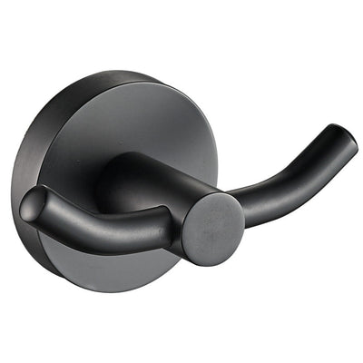 IKON OTUS DOUBLE ROBE HOOK MATTE BLACK