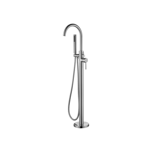 IKON OTUS FREESTANDING BATH MIXER 1100MM BRUSHED NICKEL