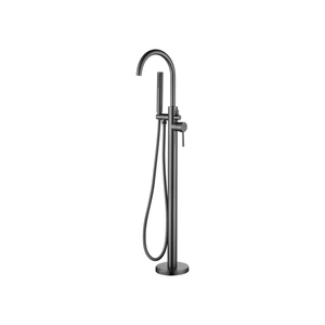 IKON OTUS FREESTANDING BATH MIXER 1100MM GUN METAL