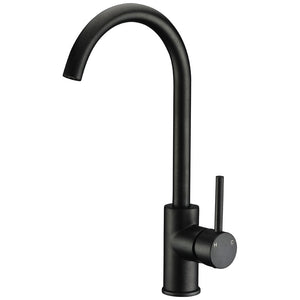 IKON OTUS SINK MIXER GOOSENECK 366MM MATTE BLACK
