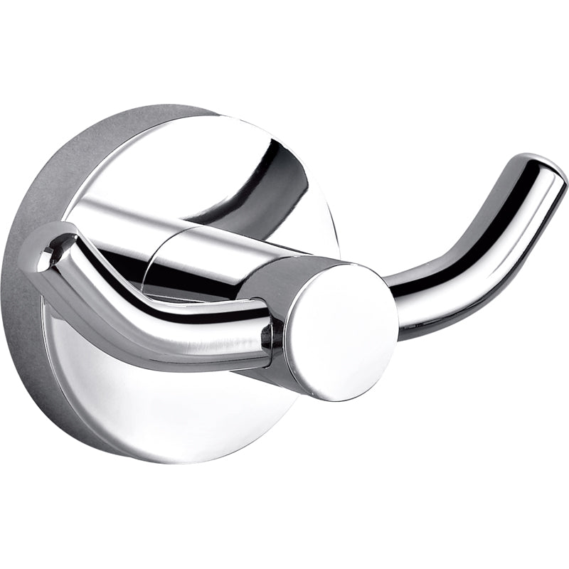 IKON OTUS DOUBLE ROBE HOOK CHROME