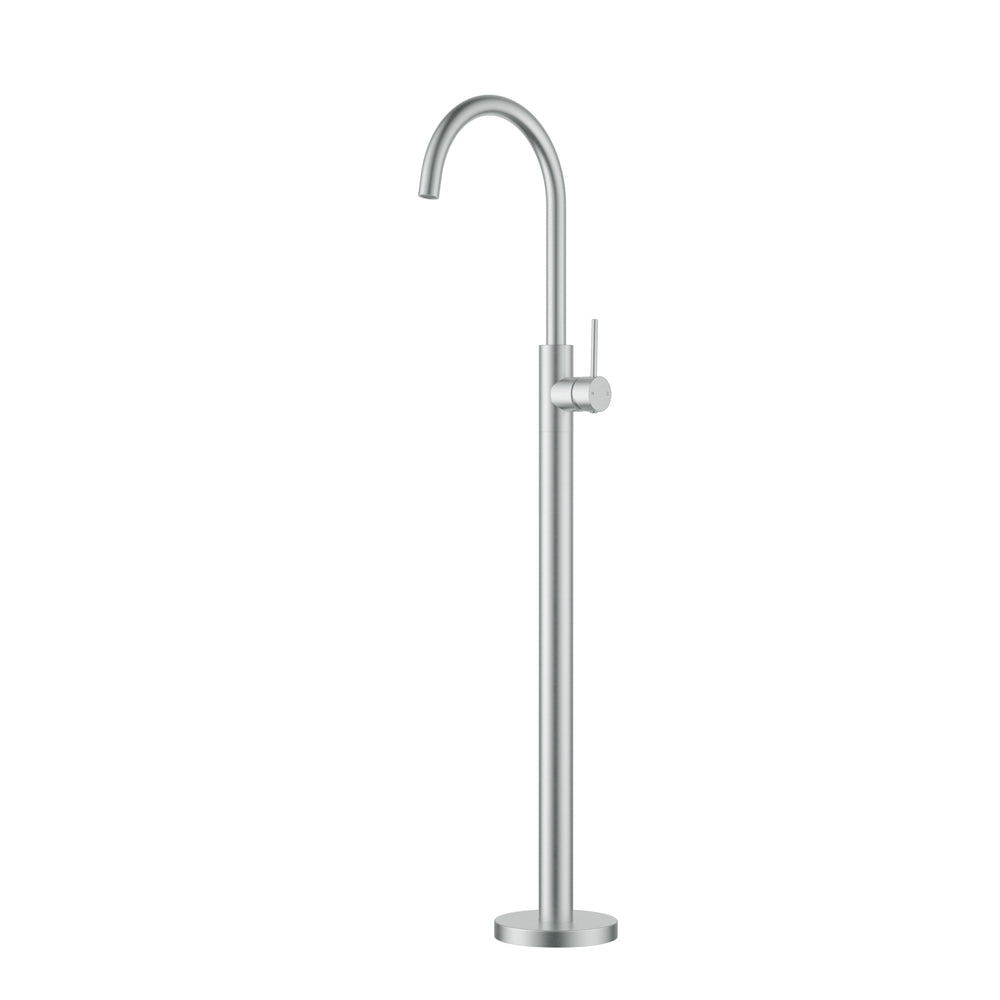 IKON OTUS SLIMLINE FREESTANDING BATH MIXER 1059MM STAINLESS STEEL