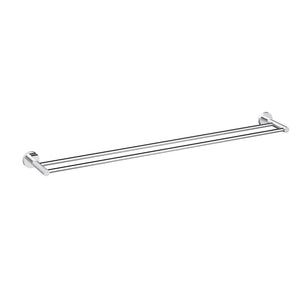 IKON OTUS SLIMLINE SS304 NON-HEATED DOUBLE TOWEL RAIL 900MM CHROME