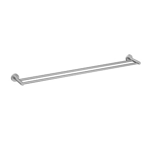 IKON OTUS SLIMLINE SS304 NON-HEATED DOUBLE TOWEL RAIL 900MM STAINLESS STEEL