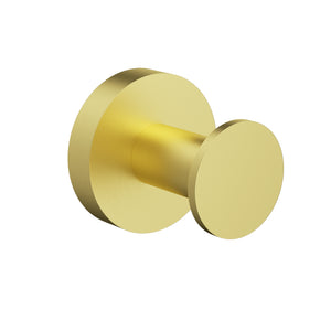 IKON OTUS SLIMLINE SS304 ROBE HOOK BRUSHED GOLD