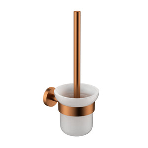 IKON OTUS SLIMLINE SS304 TOILET BRUSH SET 350MM BRUSHED COPPER