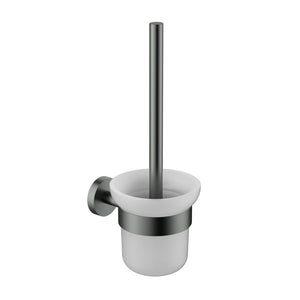 IKON OTUS SLIMLINE SS304 TOILET BRUSH SET 350MM GUNMETAL