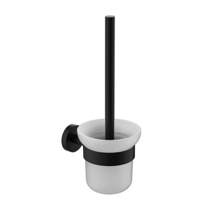IKON OTUS SLIMLINE SS304 TOILET BRUSH SET 350MM MATTE BLACK