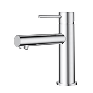 IKON OTUS LEAD FREE SLIMLINE STRAIGHT SPOUT BASIN MIXER 168MM CHROME