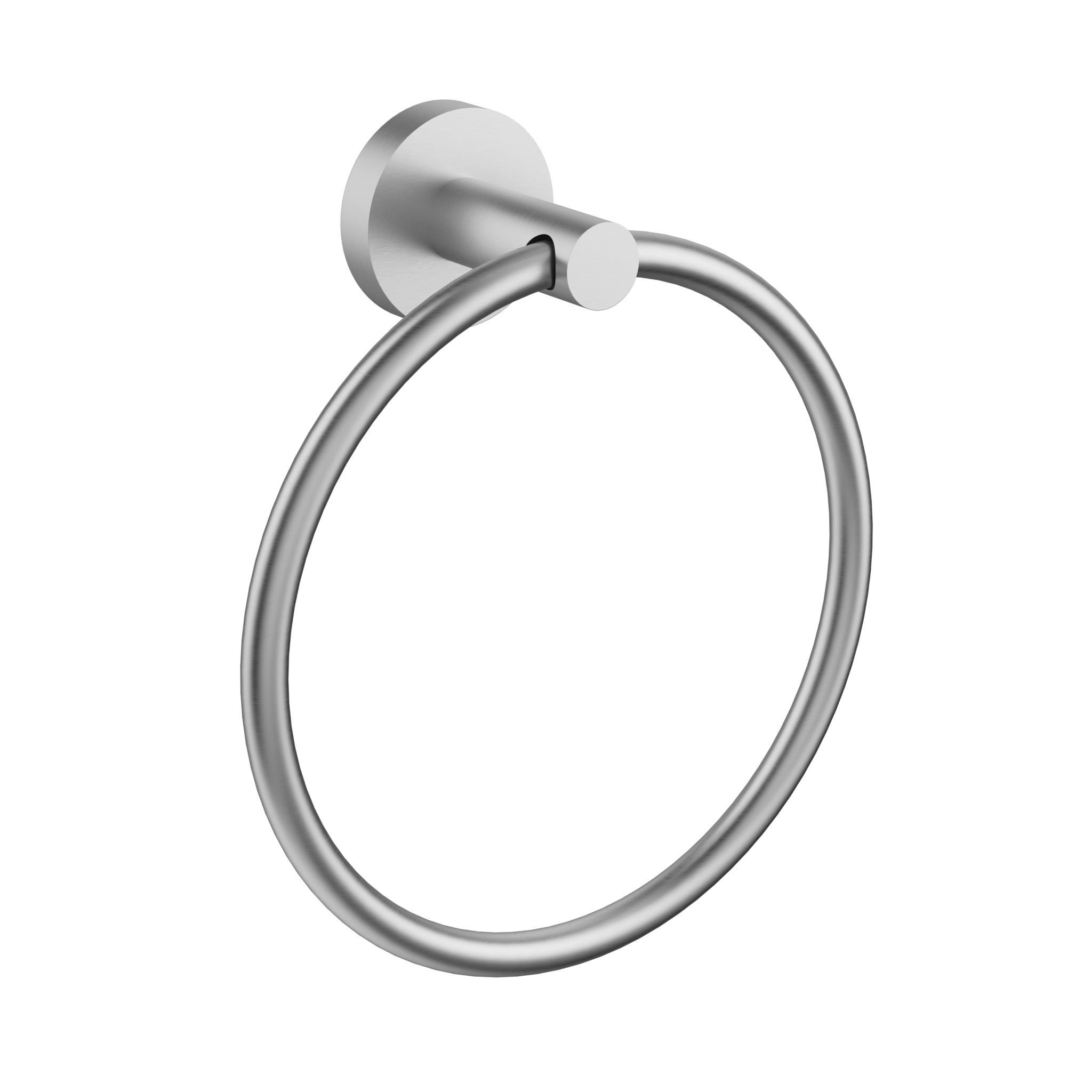 IKON OTUS SLIMLINE TOWEL RING 190MM STAINLESS STEEL