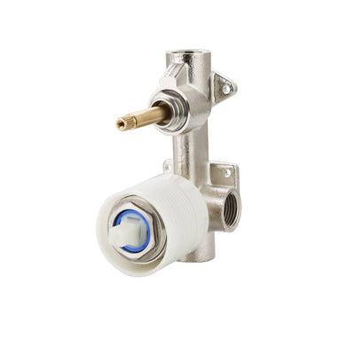 IKON OTUS SLIMLINE WALL MIXER DIVERTER TRIM KIT WITH BODY 135MM CHROME