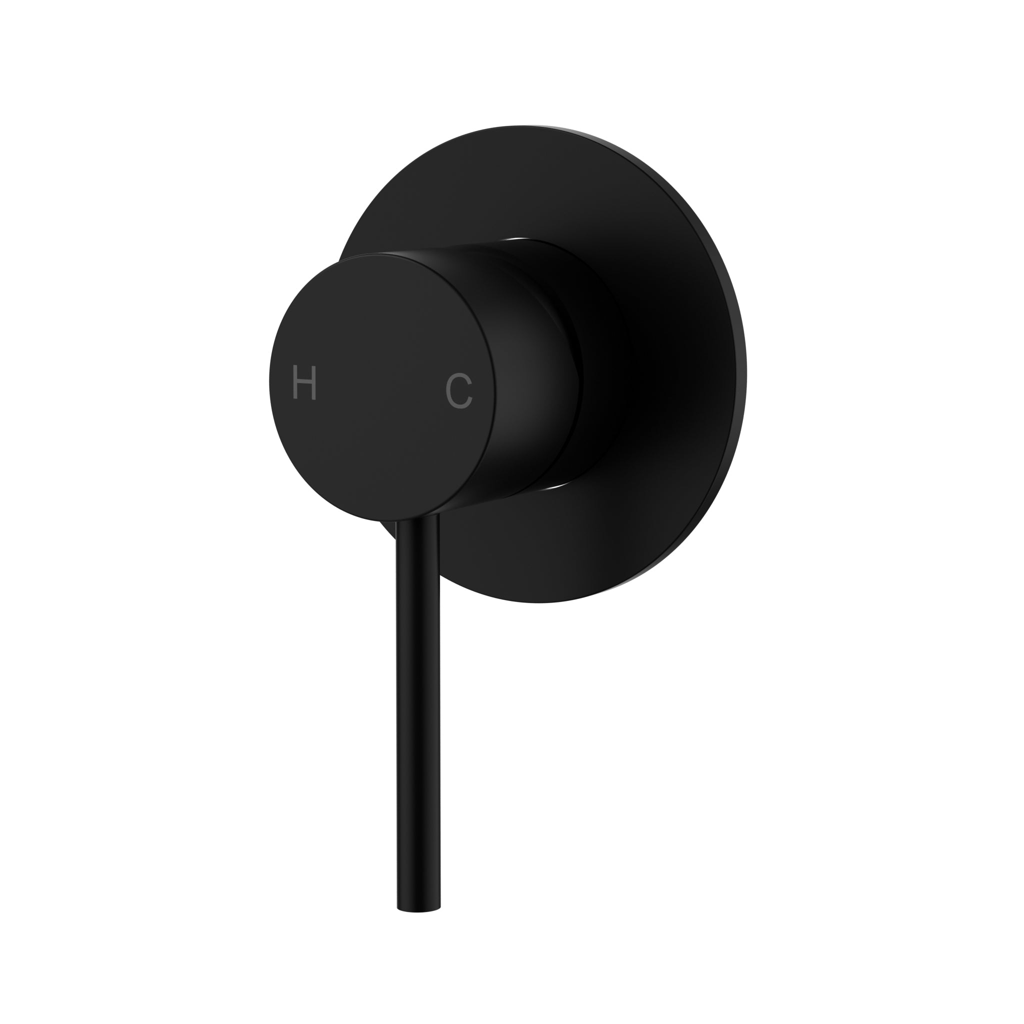 IKON OTUS SLIMLINE WALL MIXER TRIM KIT WITH BODY MATTE BLACK